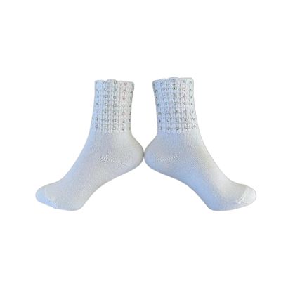 AB Rhinestone Bling - Kathleen's Sassy Socks - Reel Champ Ankle